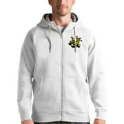 Men's Antigua White Wichita State Shockers Victory Full-Zip Hoodie